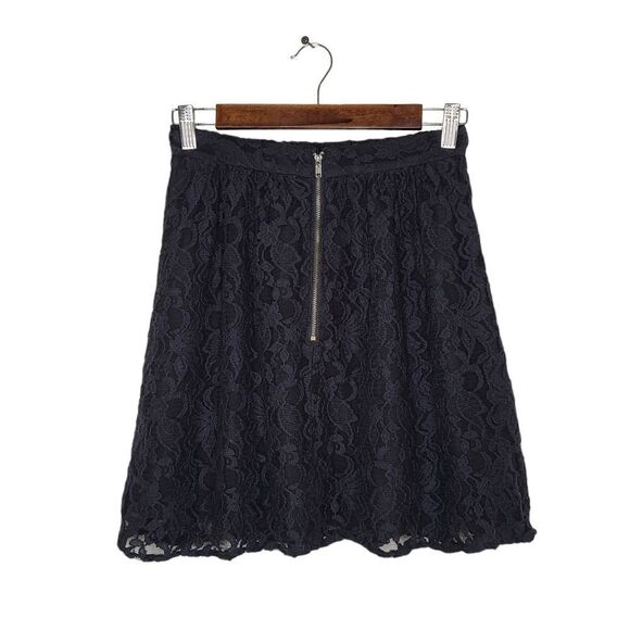 Kimchi Blue | Black Lined Lace Pocket Skirt | 2 - Picture 9 of 14